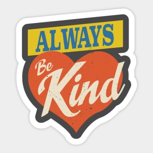 Funny Be Kind Unity Day Vintage Design Gift Sticker